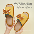 Summer Women Slide Slippers Linen Comfortable